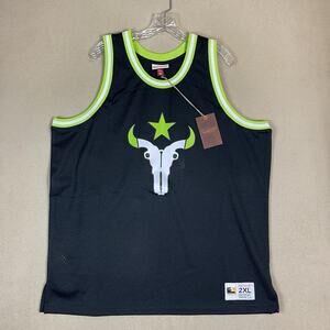 Mitchell & Ness Jersey Mens 2XL Black Houston Outlaws Overwatch League Tank‎ Top